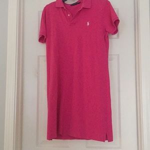 Pink polo dress